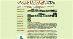 Desktop Screenshot of gardenlandscapeideas.org